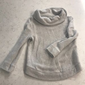 Girls Grey Tunic Sweater